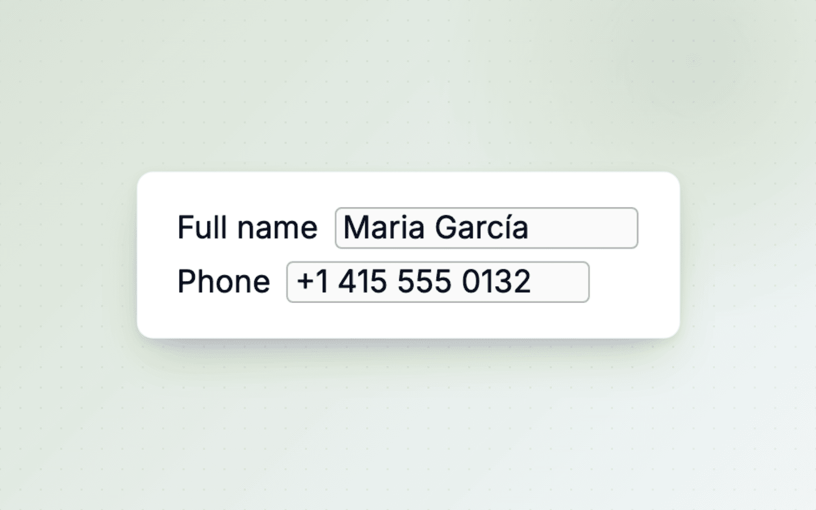 Build forms